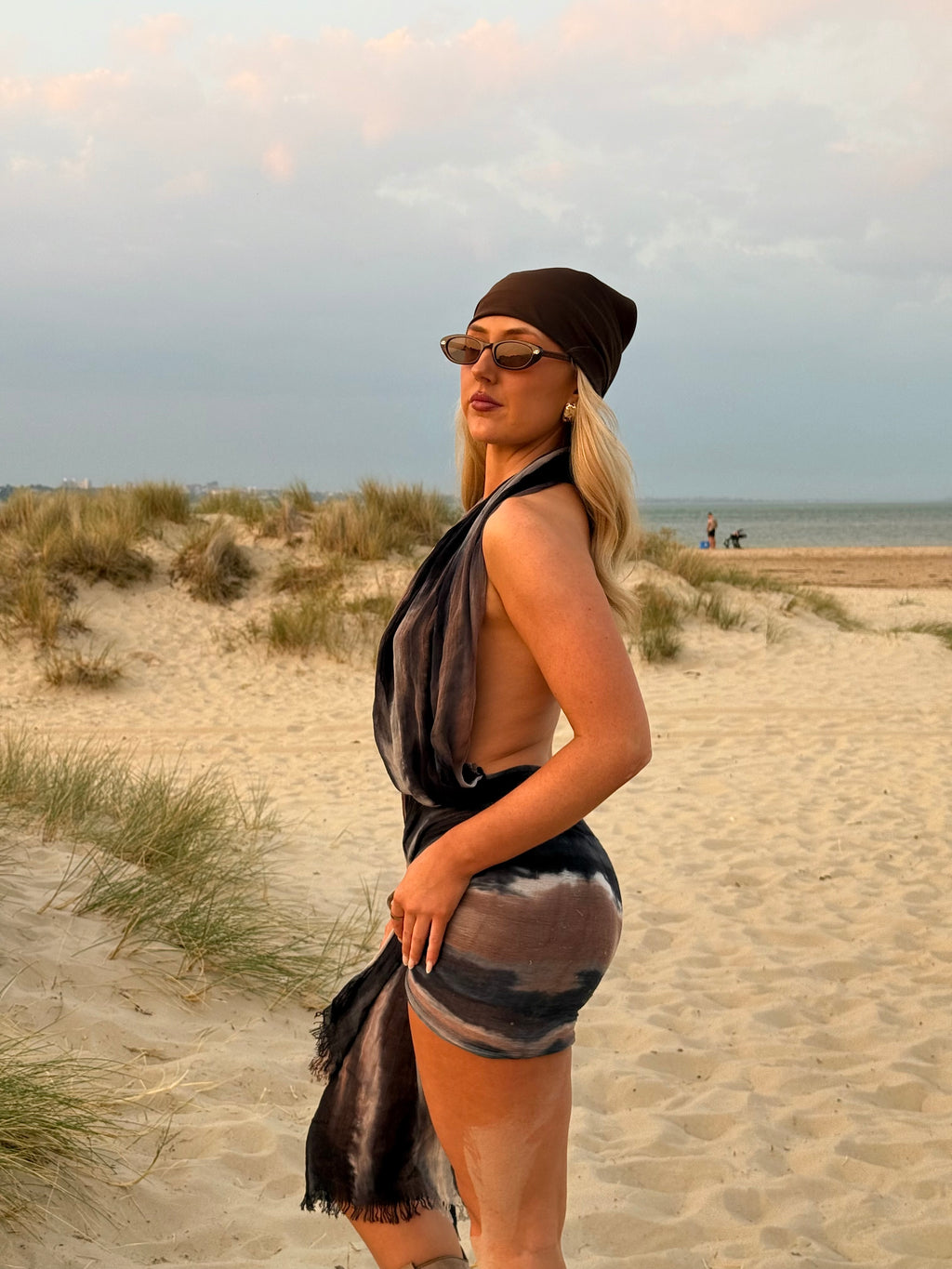Plunge Dress - Midnight