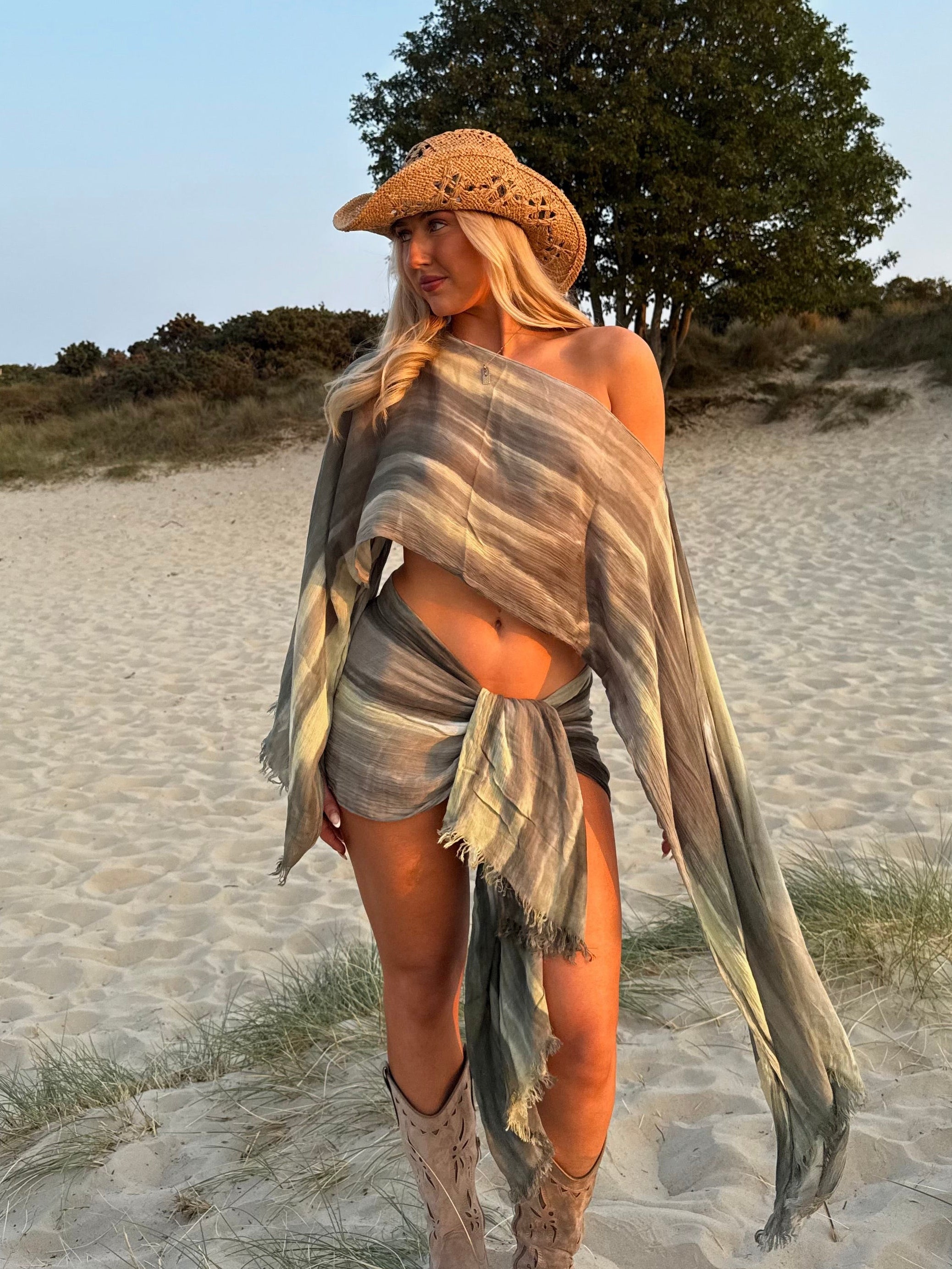Mini Sarong - Olive