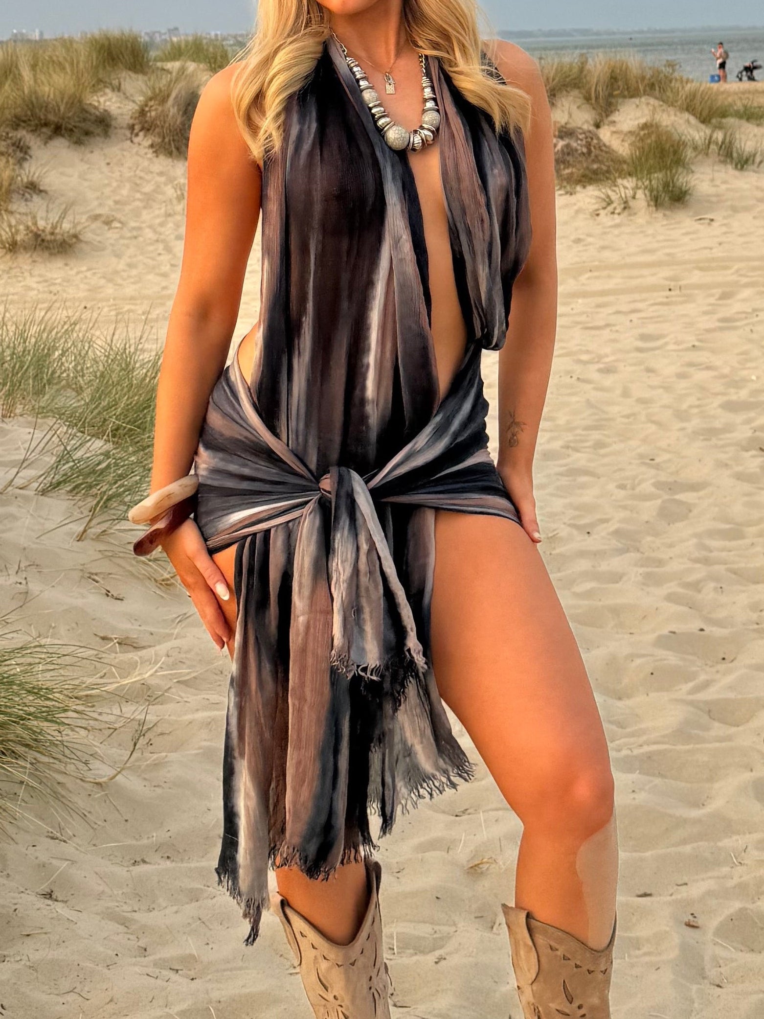 Plunge Dress - Midnight