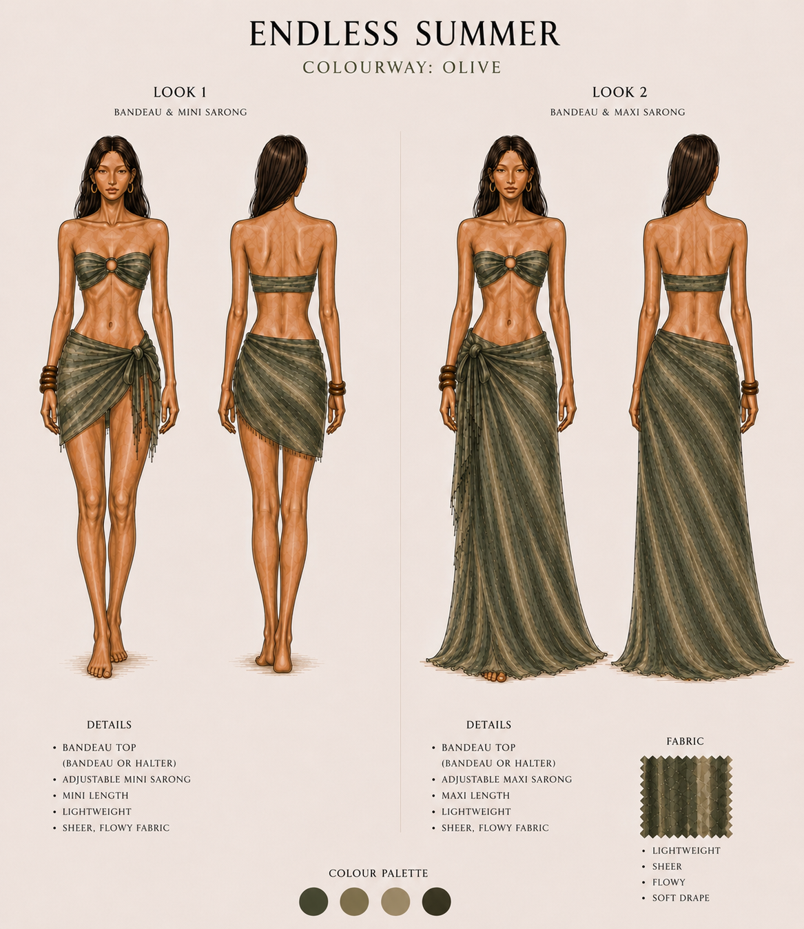 Multi Bandeau - Olive